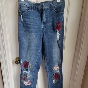 Embroidered jeans